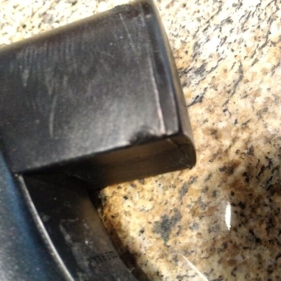 Cole Haan Grand Black Leather Ankle Double Zip Chelsea Booties Boots Size 8.5 B - Picture 9 of 15